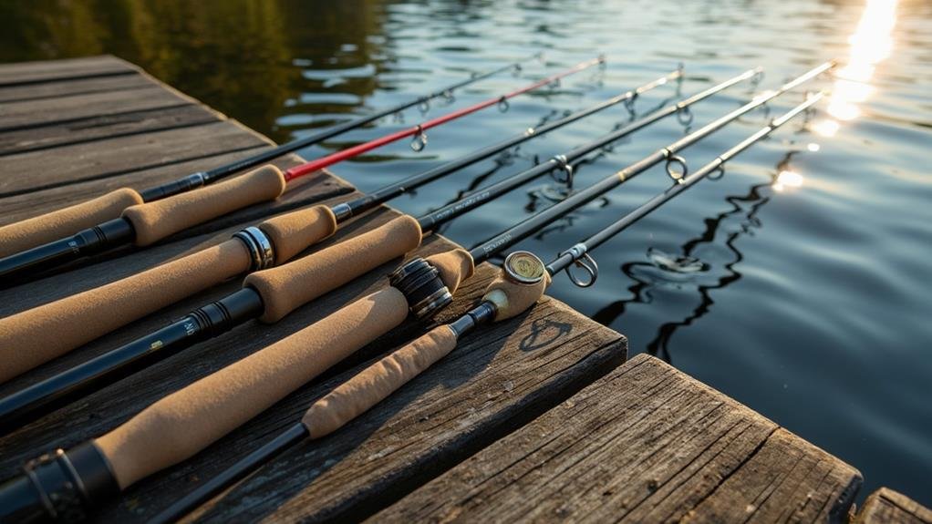 analyzing fishing rod features